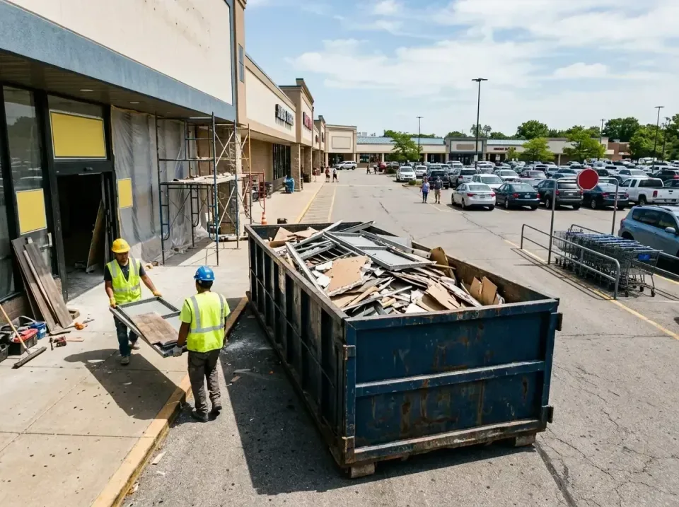 retail-store-renovation-debris-003 — frequently asked questions, Roll-off Dumpster Rentals in Gillespie, IL